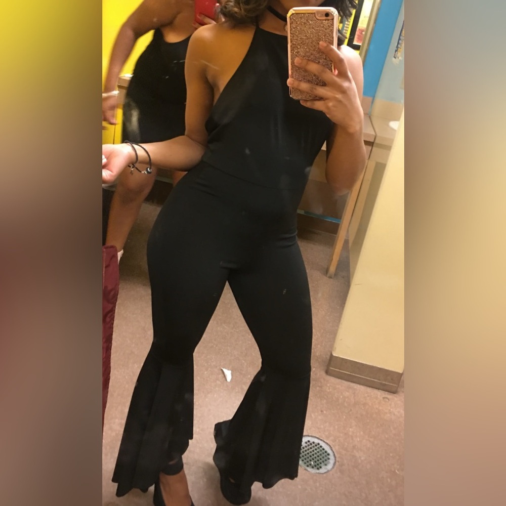 Black Halter Jumpsuit